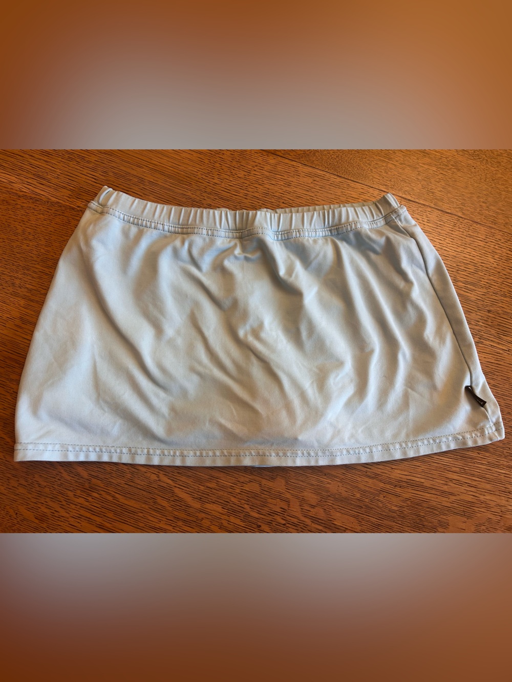 Prana Light Blue Women's Mini Skort